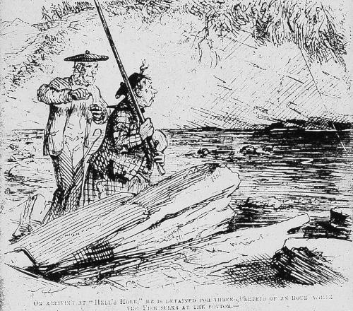 Cartoon of two Fisherman