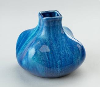 Blue Streak Ovoid Vase