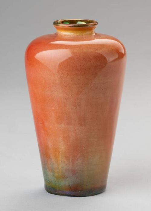 Pink And Orange Tapering Vase