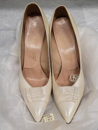 Bective Cream Court Shoes