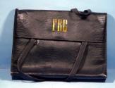 Black Handbag With Intitals FRG