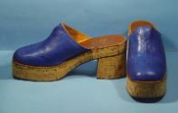 Pair of Blue 'Ravel' Clogs
