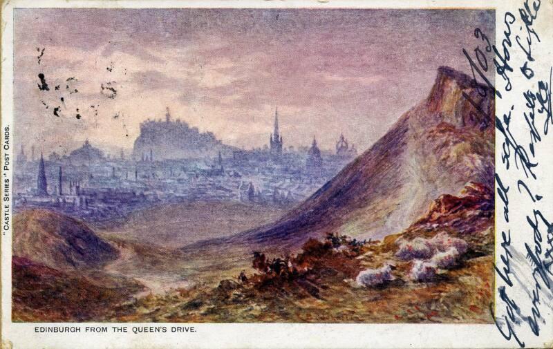 Edinburgh from the Queen's Drive