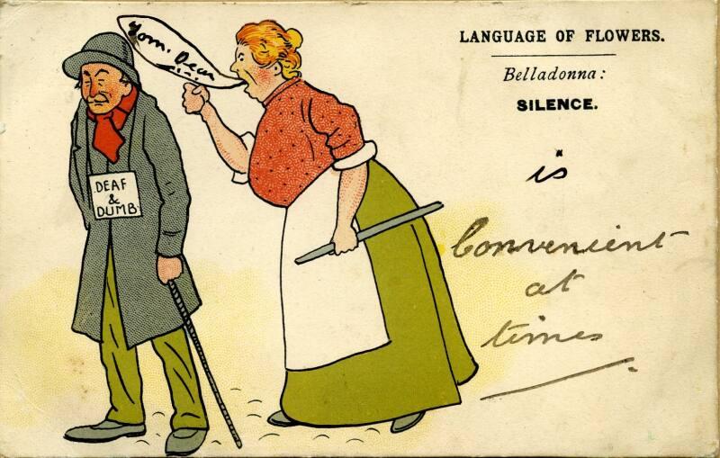 Language of Flowers. Belladonna: Silence