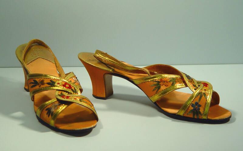 Satin Evening Shoes (Sling Backs)